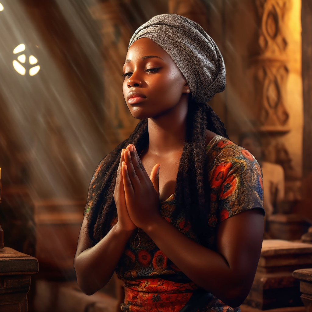 Mighty women | Mental Health at work, African women praying in a church